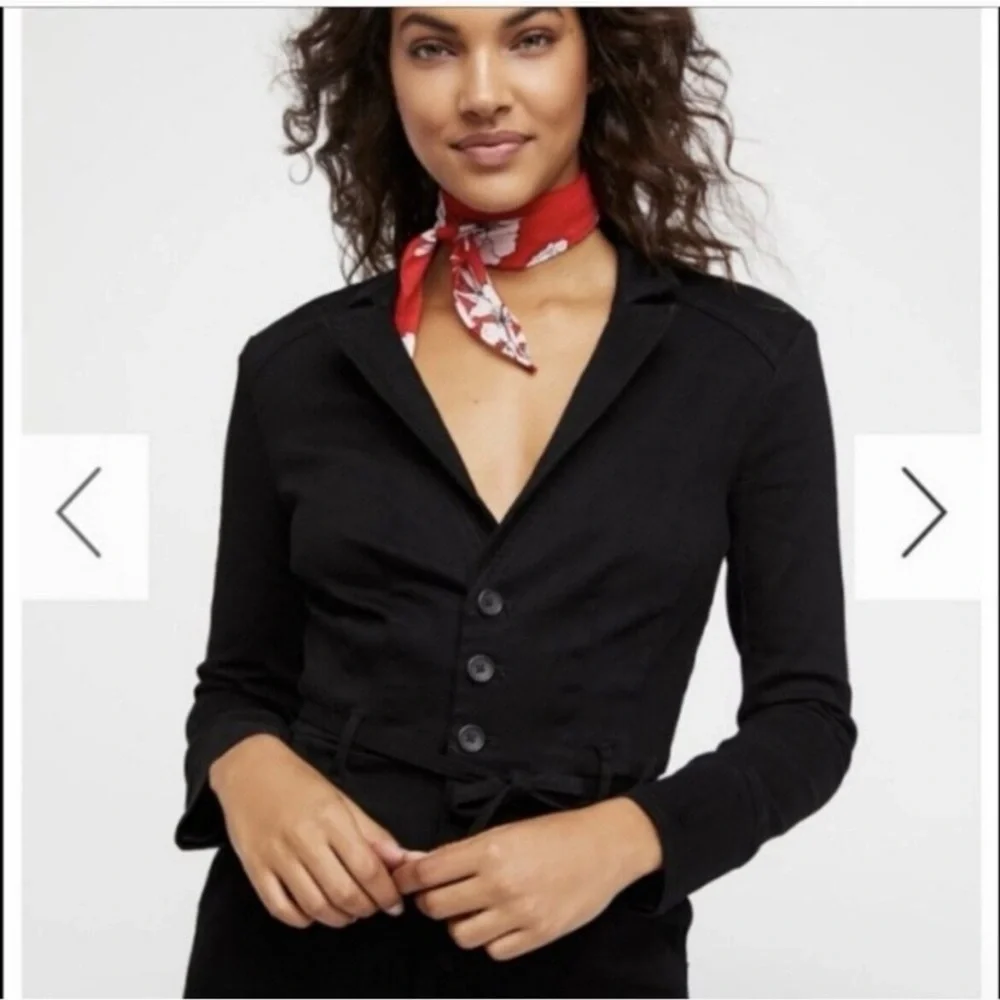 Free People Take Me Out Jumpsuit Size 6